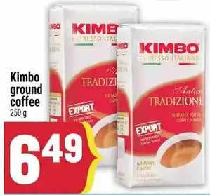 Kimbo ground coffee