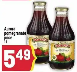 Marché Adonis Aurora pomegranate juice offer