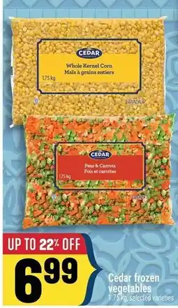 Marché Adonis Cedar frozen vegetables offer