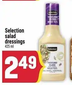 Marché Adonis Selection salad dressings offer