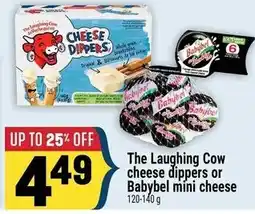 Marché Adonis The Laughing Cow cheese dippers or Babybel mini cheese offer