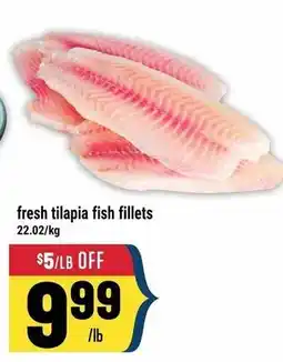 Marché Adonis fresh tilapia fish fillets offer