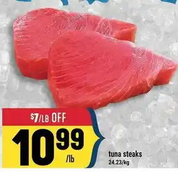 Marché Adonis tuna steaks offer