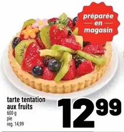 Metro tarte tentation aux fruits offer