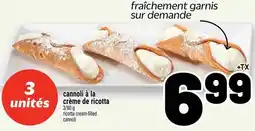 Metro cannoli à la crème de ricotta offer