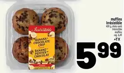 Metro Irresistible banana chocolate chip muffins offer