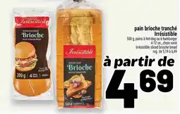 Metro Irresistible sliced brioche bread offer