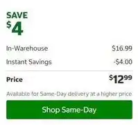 Costco In-Warehouse offer