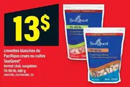Maxi SeaQuest pacific white shrimp offer