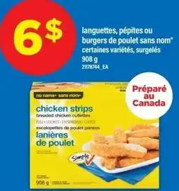 Maxi No Name chicken strips offer