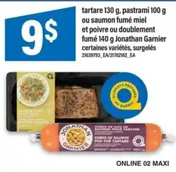 Maxi Jonathan garnier cubes of salmon duo for tartare offer