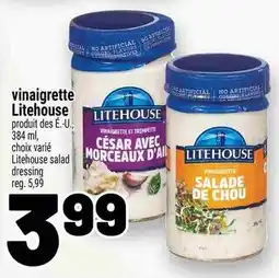 Metro Litehouse salad dressing offer
