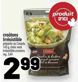 Metro irresistible croûtons garlic & butter offer