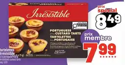 Metro Inresistible portuguese style custard tarts offer