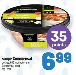 Metro Commensal soup offer
