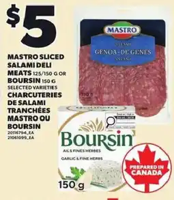 Independent Grocer Mastro sliced salami deli meats offer