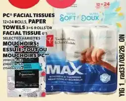 Independent Grocer PC facial tissues offer