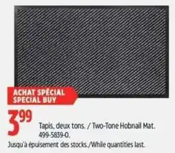 Canadian Tire Two-Tone Hobnail Mat offer