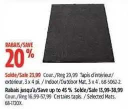 Canadian Tire Indoor/Outdoor Mat offer