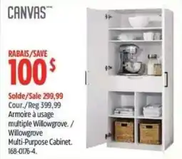 Canadian Tire Canvas willowgrove multi-purpose cabinet offer