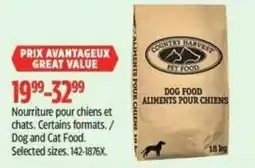 Canadian Tire Country Harvest dog food offer