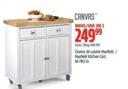 Canadian Tire Canvas Mayfield Kitchen Cart offer