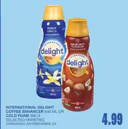Wholesale Club International delight coffee enhancer offer
