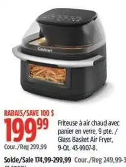 Canadian Tire Cuisinart friteuse à air chaud avec panier en verre offer