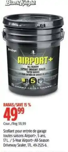 Canadian Tire Black Knight Airport+ All Season Driveway Sealer offer