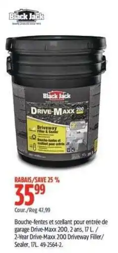 Canadian Tire Black Jack Driveway Filler & Sealer offer
