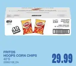 Wholesale Club Fritos hoops corn chips offer