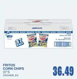 Wholesale Club Fritos corn chips offer