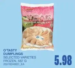 Wholesale Club O'tasty dumplings offer