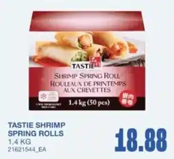 Wholesale Club Tastie shrimp spring rolls offer