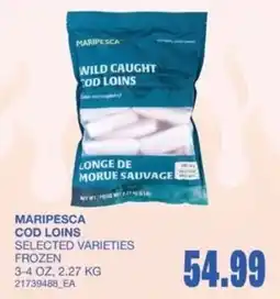Wholesale Club Maripesca cod loins offer