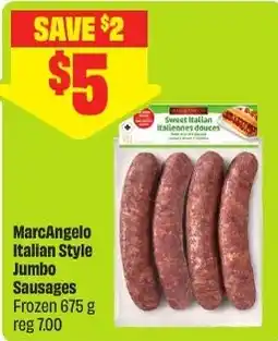 FreshCo MarcAngelo Italian Style Jumbo Sausages offer