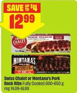 FreshCo Swiss Chalet or Montana's Pork Back Ribs offer