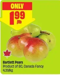 FreshCo Bartlett Pears offer