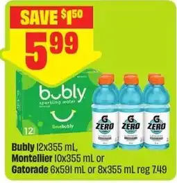 FreshCo Bubly sparkling water offer