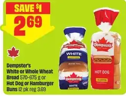 FreshCo Dempster's White or Whole Wheat Bread offer