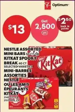 Independent Grocer Nestle assorted mini bars offer