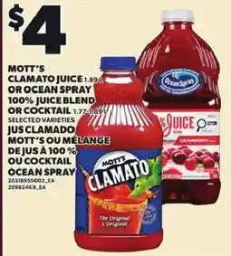 Independent Grocer Mott's Clamato offer