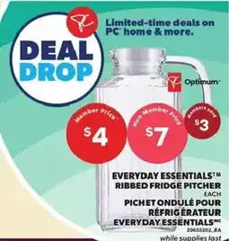 Independent Grocer Optimum Everyday Essentials Ribbed Fridge Pitcher offer