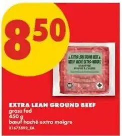 No Frills extra lean ground beef offer