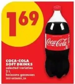 No Frills Coca-Cola soft drinks offer
