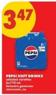 No Frills Pepsi soft drinks offer