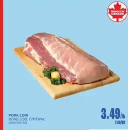 Wholesale Club PORK LOIN offer