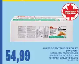 Wholesale Club FILETS DE POITRINE DE POULET offer