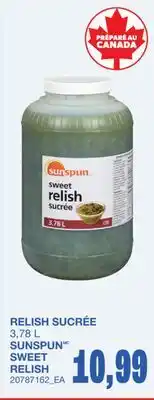 Wholesale Club RELISH SUCRÉE offer