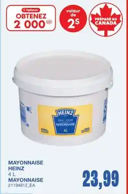 Wholesale Club MAYONNAISE offer